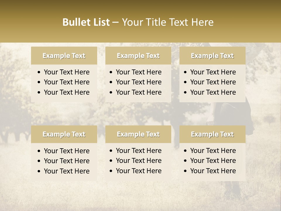 A Woman Carrying A Suitcase In A Field PowerPoint Template