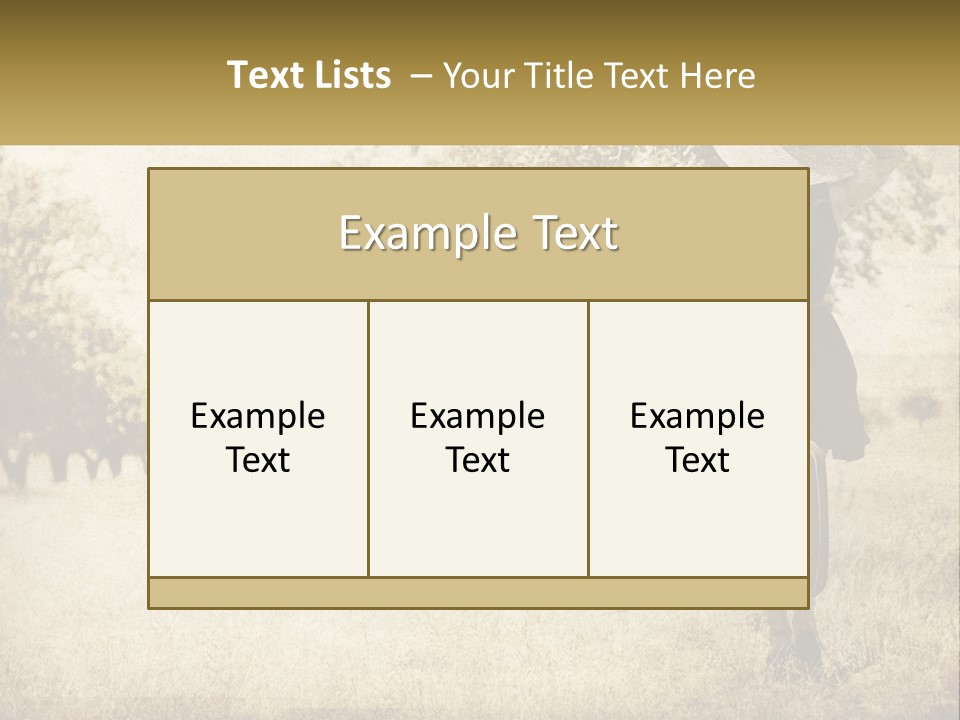 A Woman Carrying A Suitcase In A Field PowerPoint Template