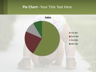 A Baby In A Diaper Doing A Handstand On A Sidewalk PowerPoint Template