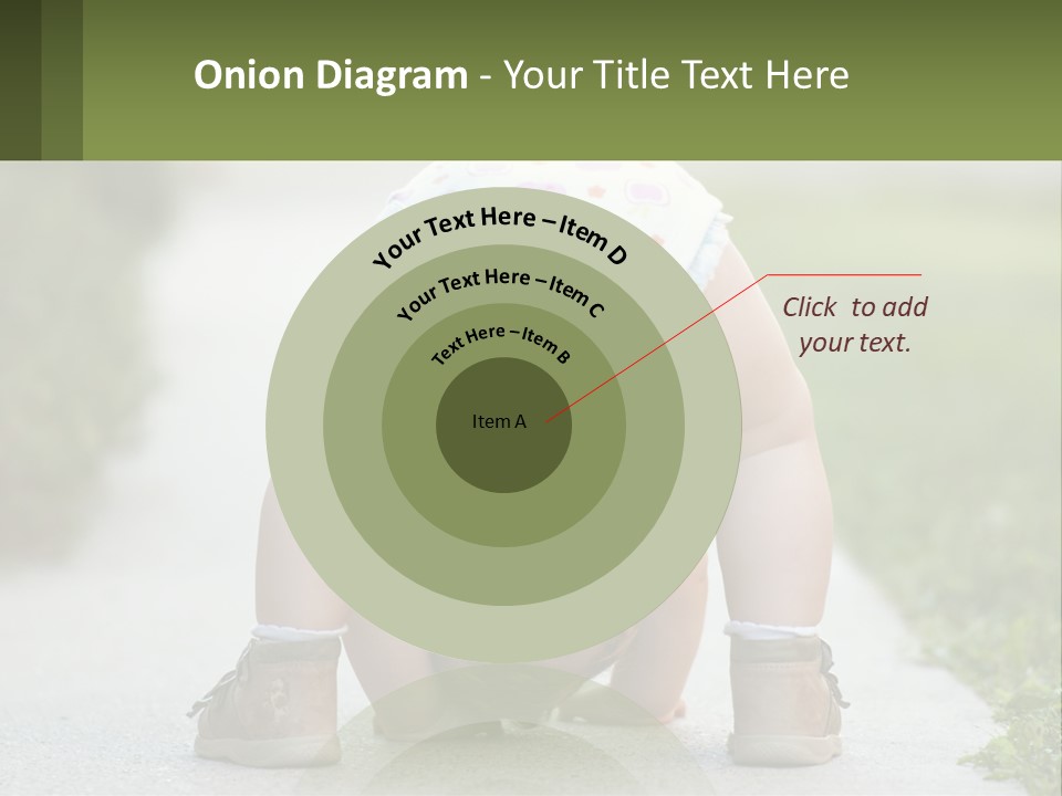 A Baby In A Diaper Doing A Handstand On A Sidewalk PowerPoint Template