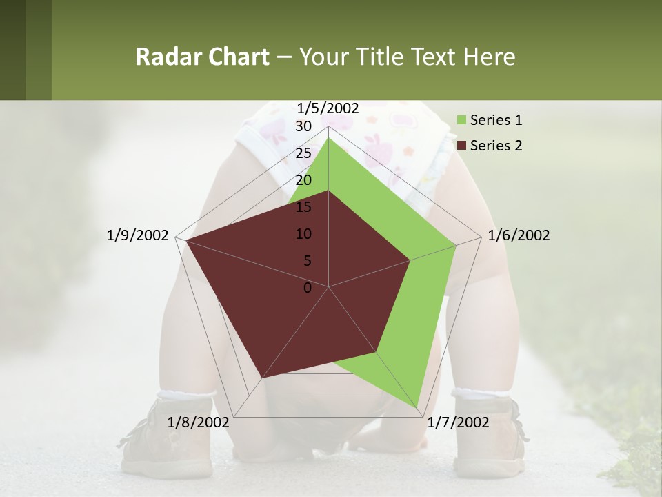 A Baby In A Diaper Doing A Handstand On A Sidewalk PowerPoint Template