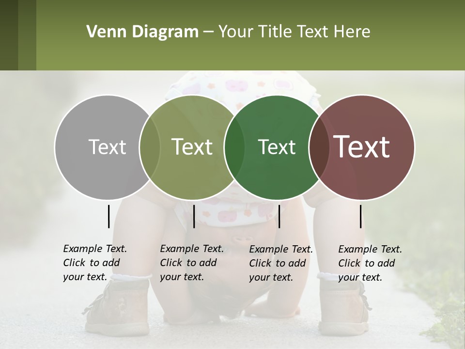 A Baby In A Diaper Doing A Handstand On A Sidewalk PowerPoint Template