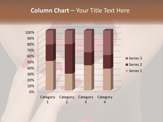 A Woman's Lips And Nails With A Red Manicure PowerPoint Template