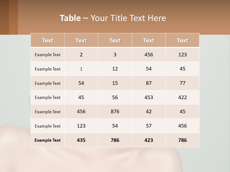 A Beautiful Woman With A Red Lipstick On Her Face PowerPoint Template