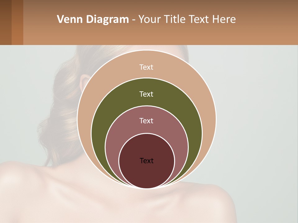 A Beautiful Woman With A Red Lipstick On Her Face PowerPoint Template