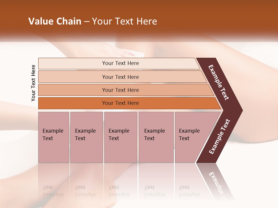 A Woman's Legs With A Towel On Top Of Them PowerPoint Template