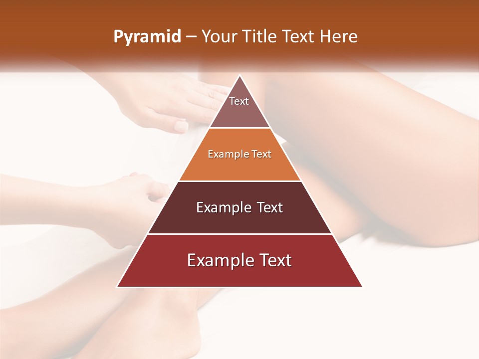 A Woman's Legs With A Towel On Top Of Them PowerPoint Template