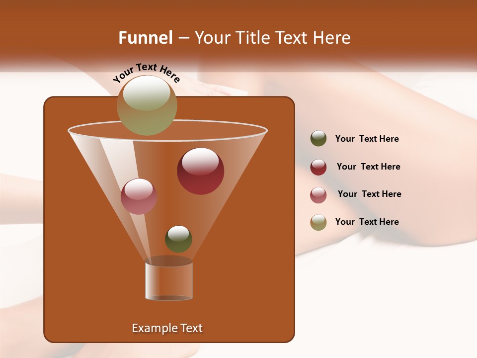 A Woman's Legs With A Towel On Top Of Them PowerPoint Template