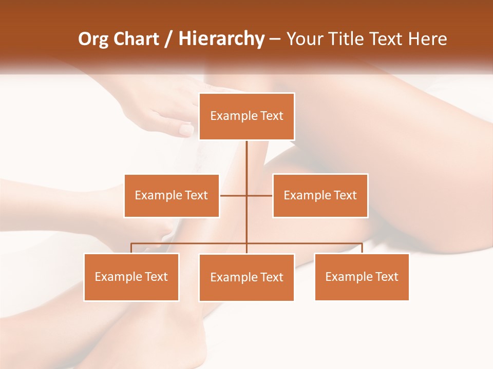A Woman's Legs With A Towel On Top Of Them PowerPoint Template