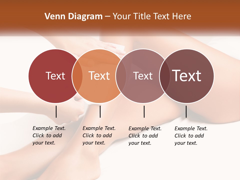 A Woman's Legs With A Towel On Top Of Them PowerPoint Template