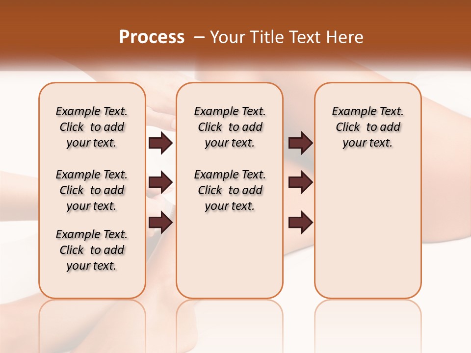 A Woman's Legs With A Towel On Top Of Them PowerPoint Template