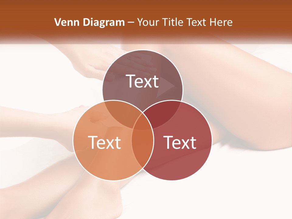 A Woman's Legs With A Towel On Top Of Them PowerPoint Template