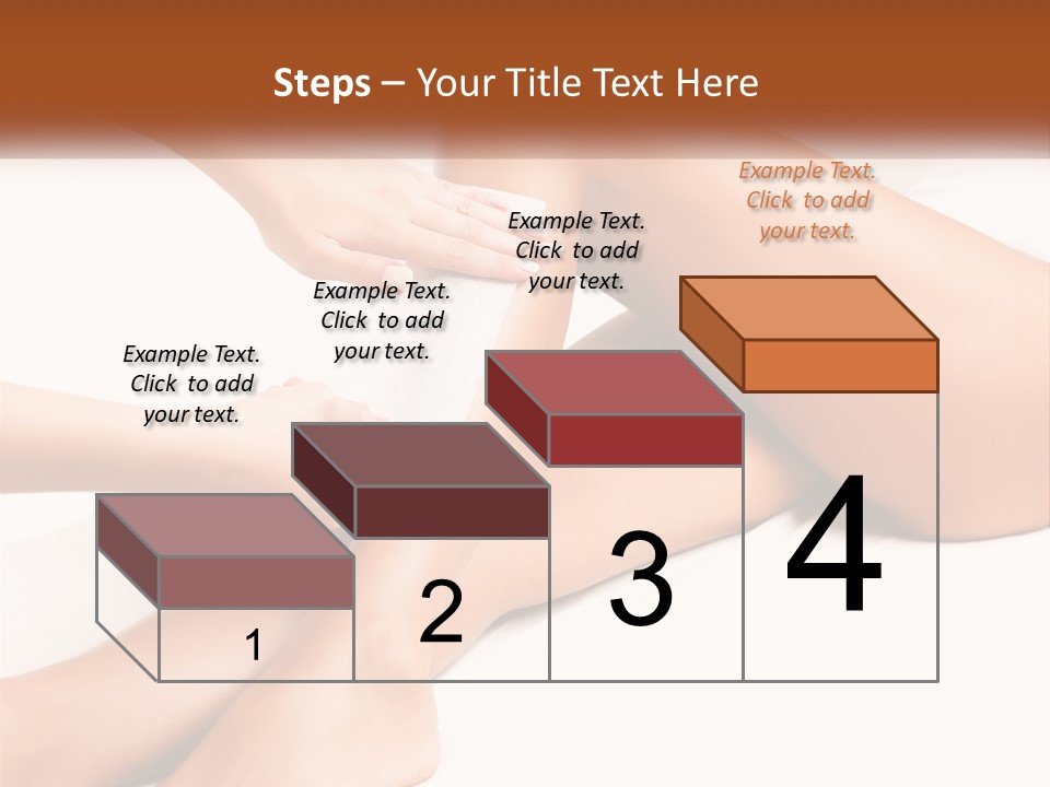 A Woman's Legs With A Towel On Top Of Them PowerPoint Template