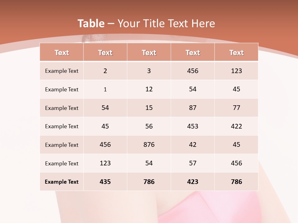 A Woman In A Pink Dress Is Posing For A Picture PowerPoint Template