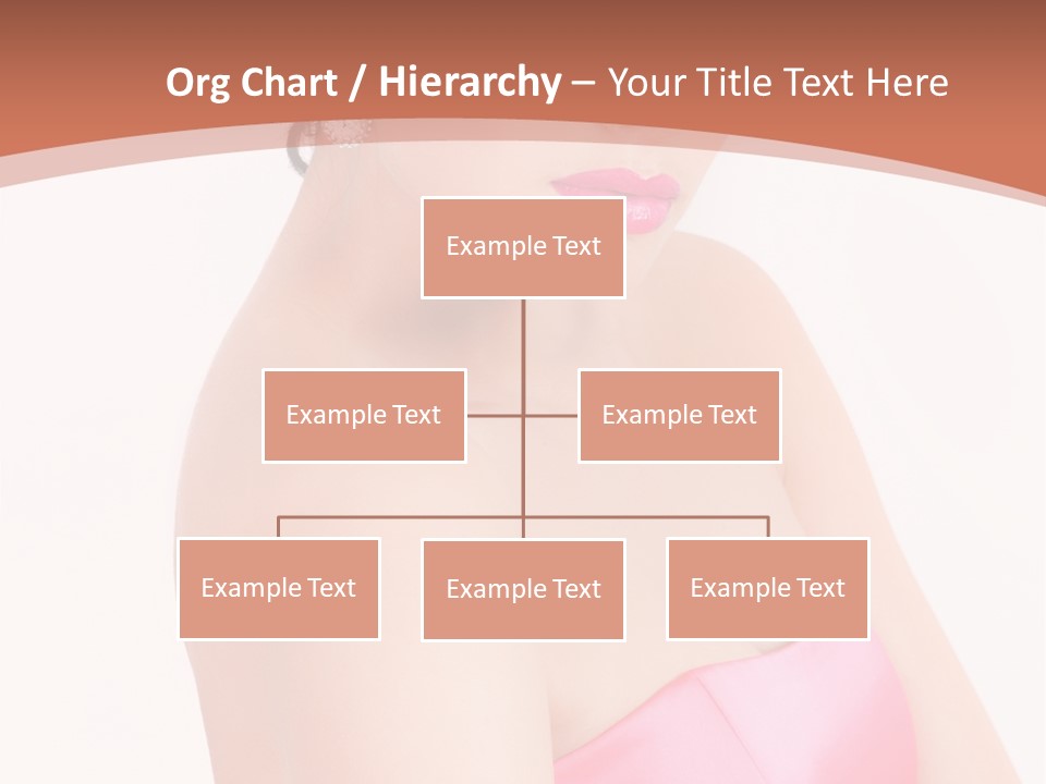 A Woman In A Pink Dress Is Posing For A Picture PowerPoint Template