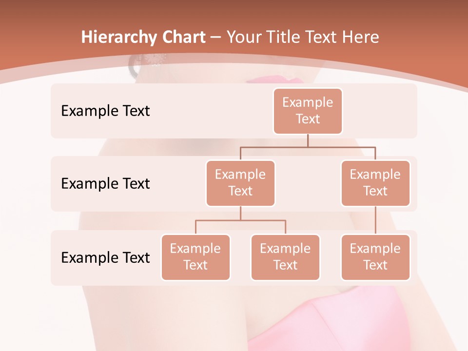 A Woman In A Pink Dress Is Posing For A Picture PowerPoint Template
