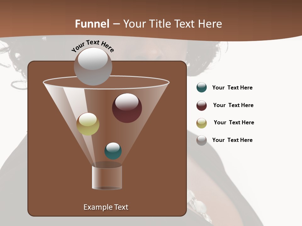 A Woman In A Black Dress Is Posing For A Picture PowerPoint Template