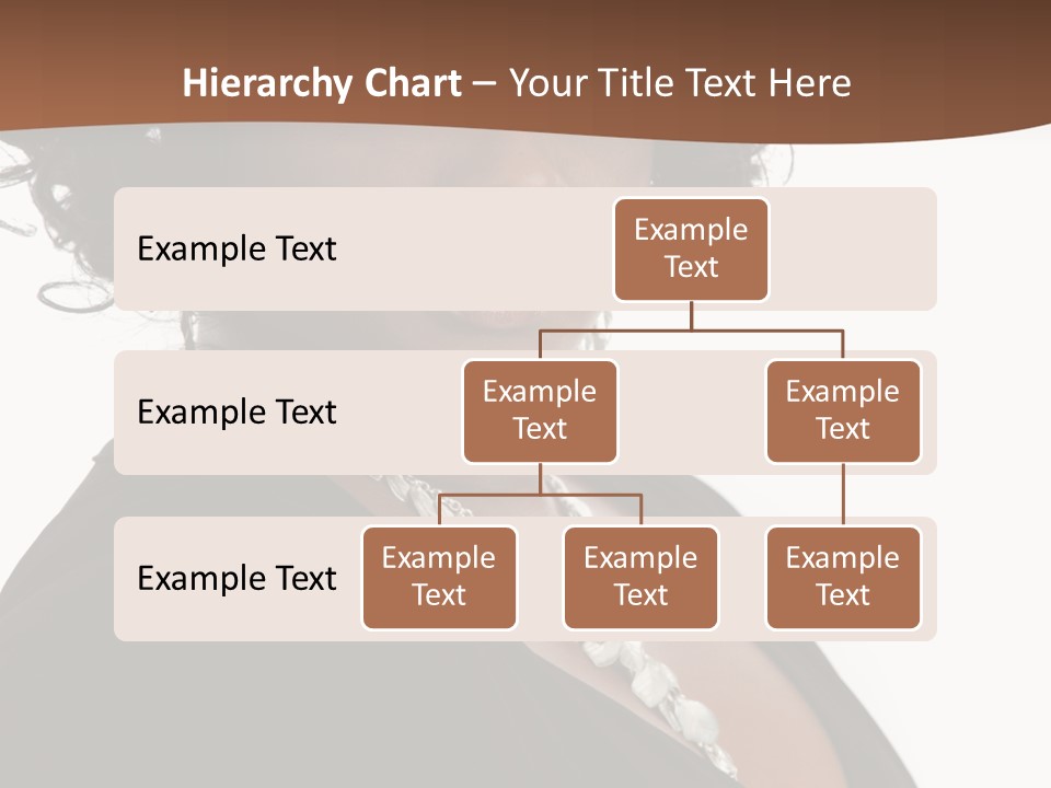 A Woman In A Black Dress Is Posing For A Picture PowerPoint Template