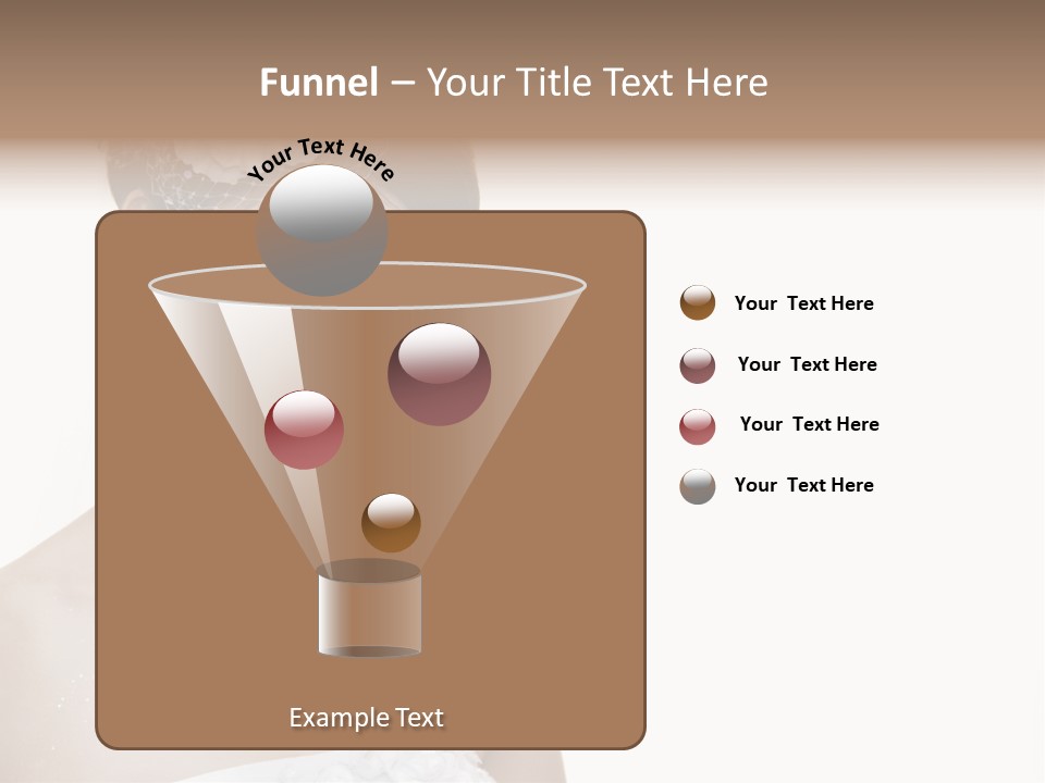 A Woman In A Wedding Dress With A Flower In Her Hair PowerPoint Template