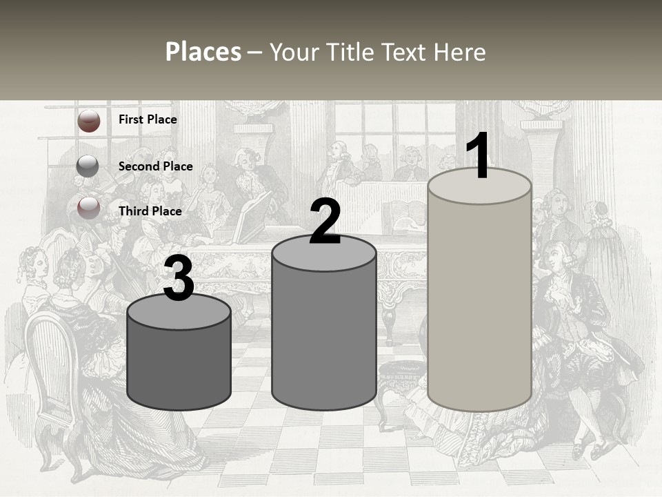 A Group Of People Sitting Around A Table PowerPoint Template