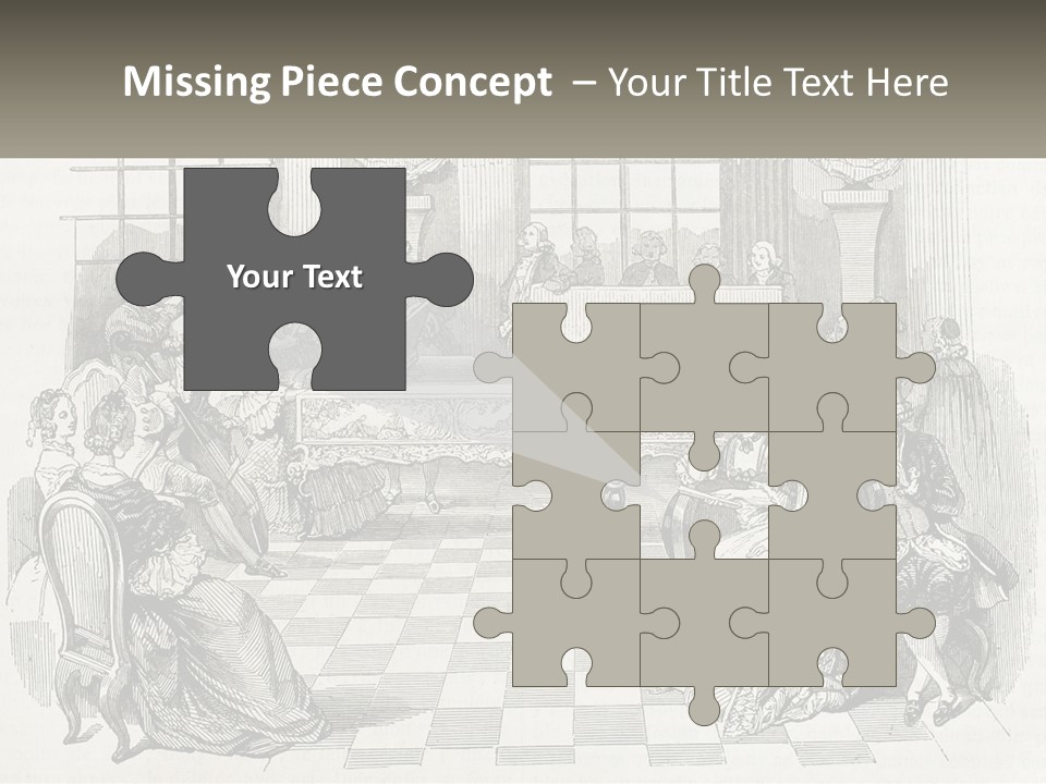 A Group Of People Sitting Around A Table PowerPoint Template