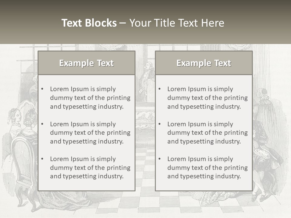 A Group Of People Sitting Around A Table PowerPoint Template