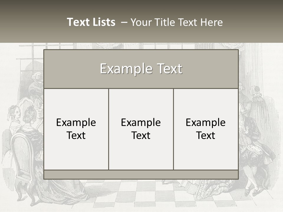 A Group Of People Sitting Around A Table PowerPoint Template