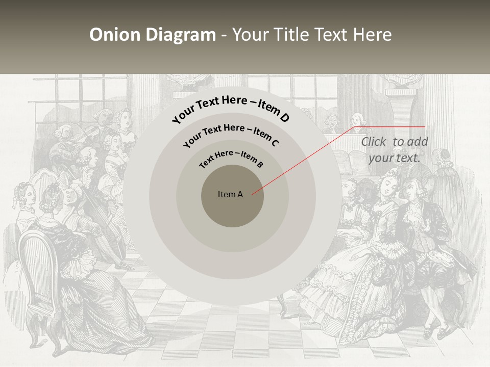 A Group Of People Sitting Around A Table PowerPoint Template