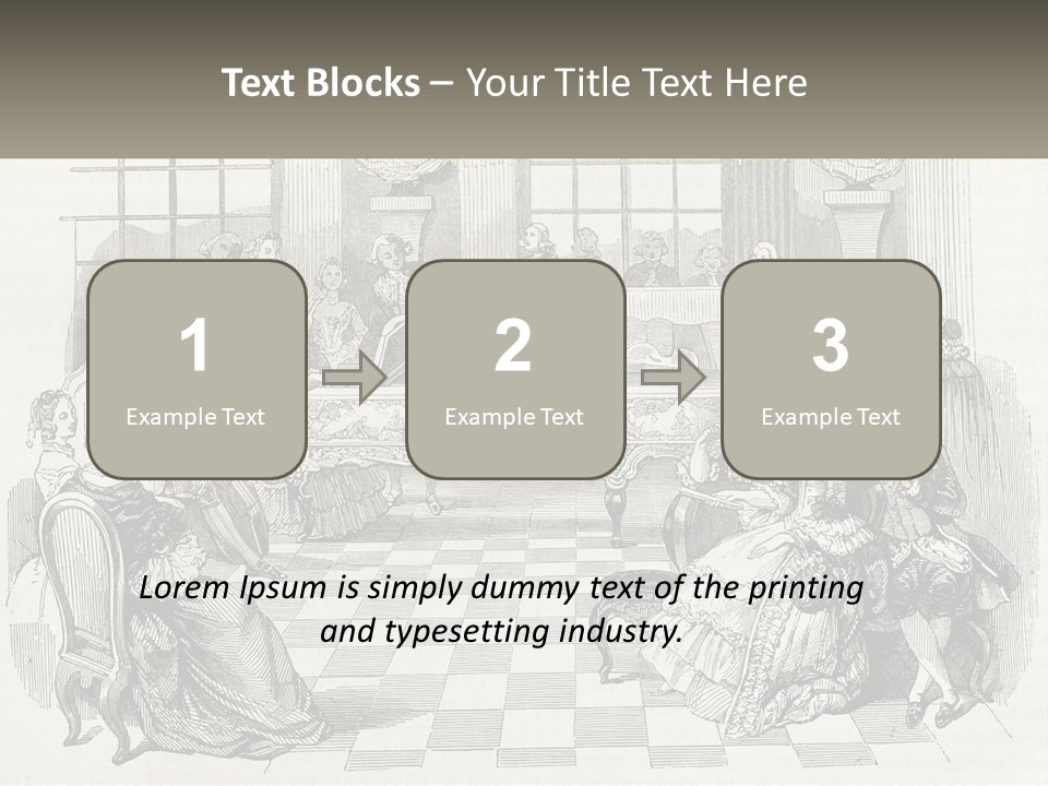 A Group Of People Sitting Around A Table PowerPoint Template
