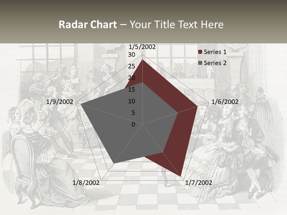 A Group Of People Sitting Around A Table PowerPoint Template