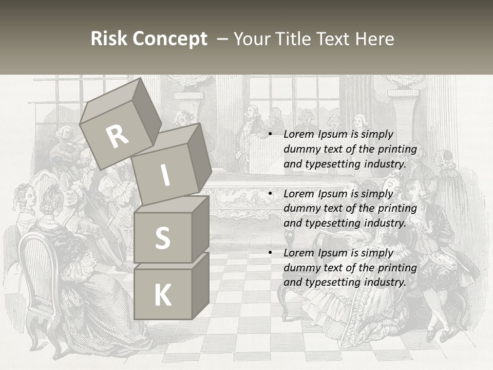 A Group Of People Sitting Around A Table PowerPoint Template