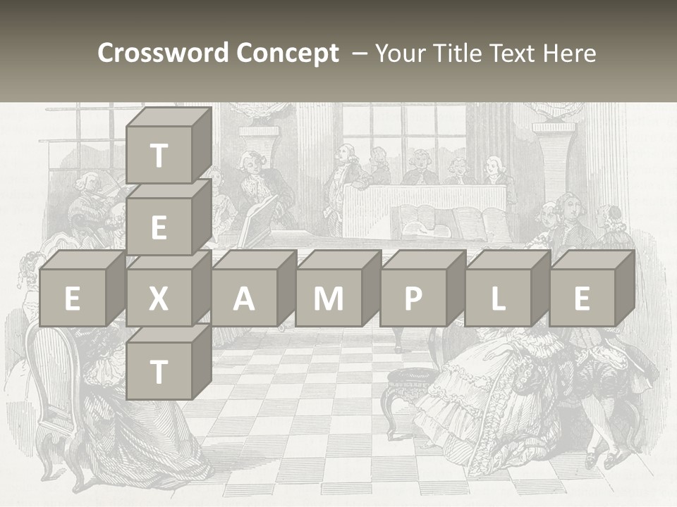 A Group Of People Sitting Around A Table PowerPoint Template