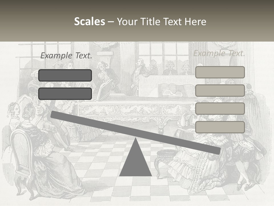 A Group Of People Sitting Around A Table PowerPoint Template