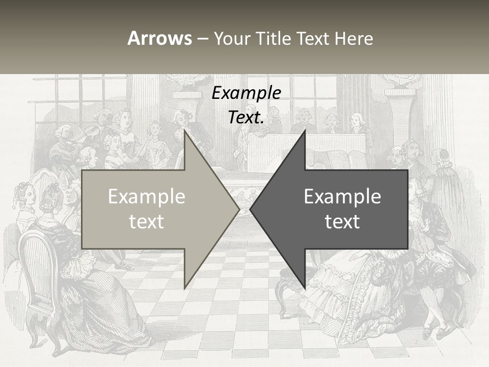 A Group Of People Sitting Around A Table PowerPoint Template