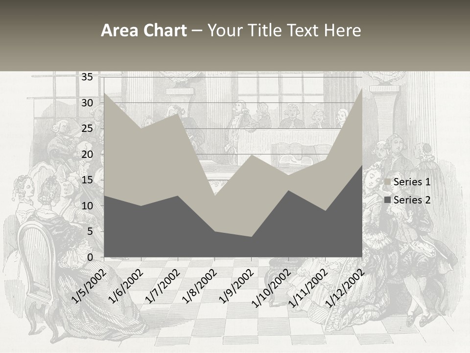 A Group Of People Sitting Around A Table PowerPoint Template