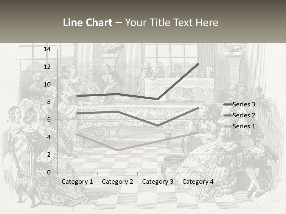 A Group Of People Sitting Around A Table PowerPoint Template