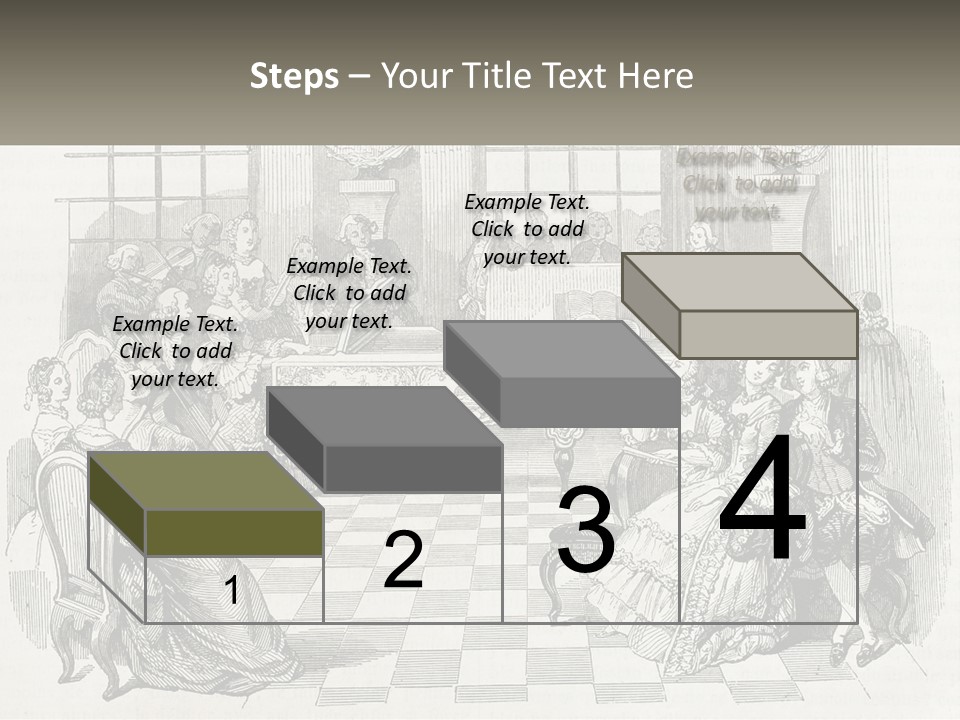 A Group Of People Sitting Around A Table PowerPoint Template