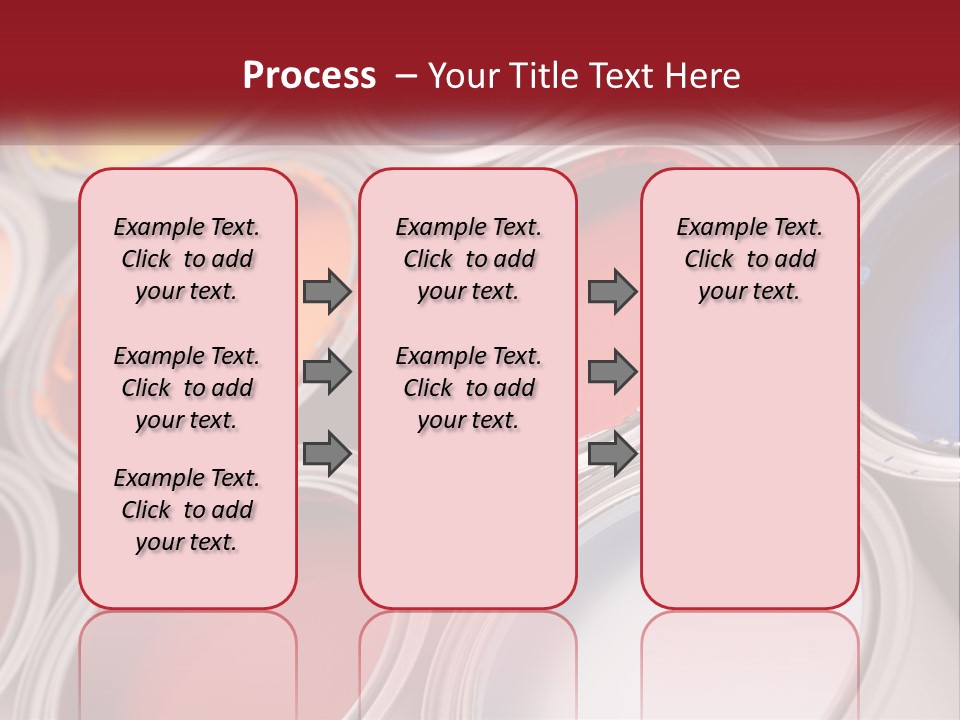 A Group Of Paint Cans With Different Colors Of Paint PowerPoint Template