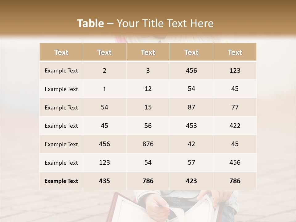 Two Children Sitting On The Ground Reading A Book PowerPoint Template