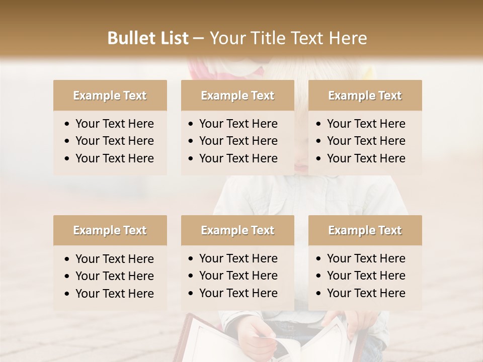 Two Children Sitting On The Ground Reading A Book PowerPoint Template