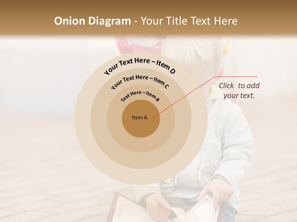 Two Children Sitting On The Ground Reading A Book PowerPoint Template