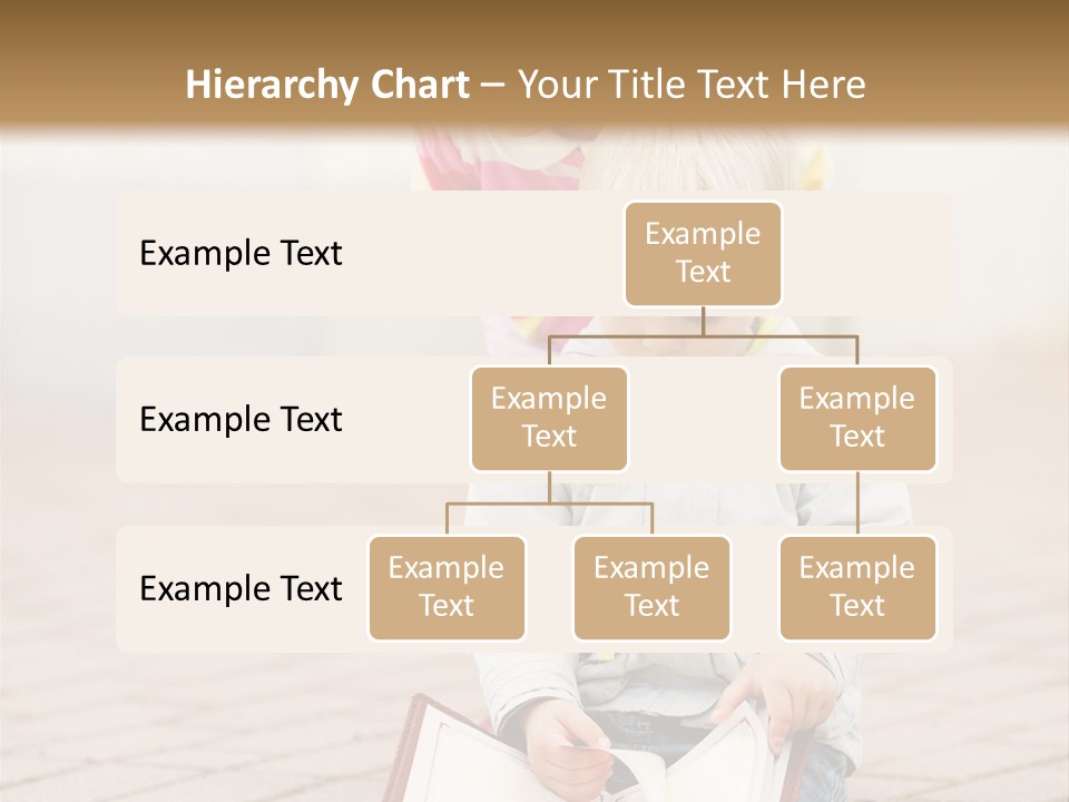 Two Children Sitting On The Ground Reading A Book PowerPoint Template