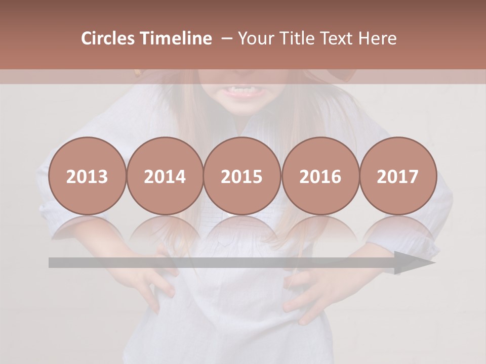 A Little Girl Wearing A Pirate Hat With A Skull On It PowerPoint Template