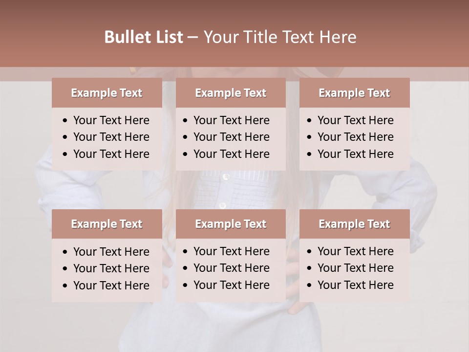 A Little Girl Wearing A Pirate Hat With A Skull On It PowerPoint Template