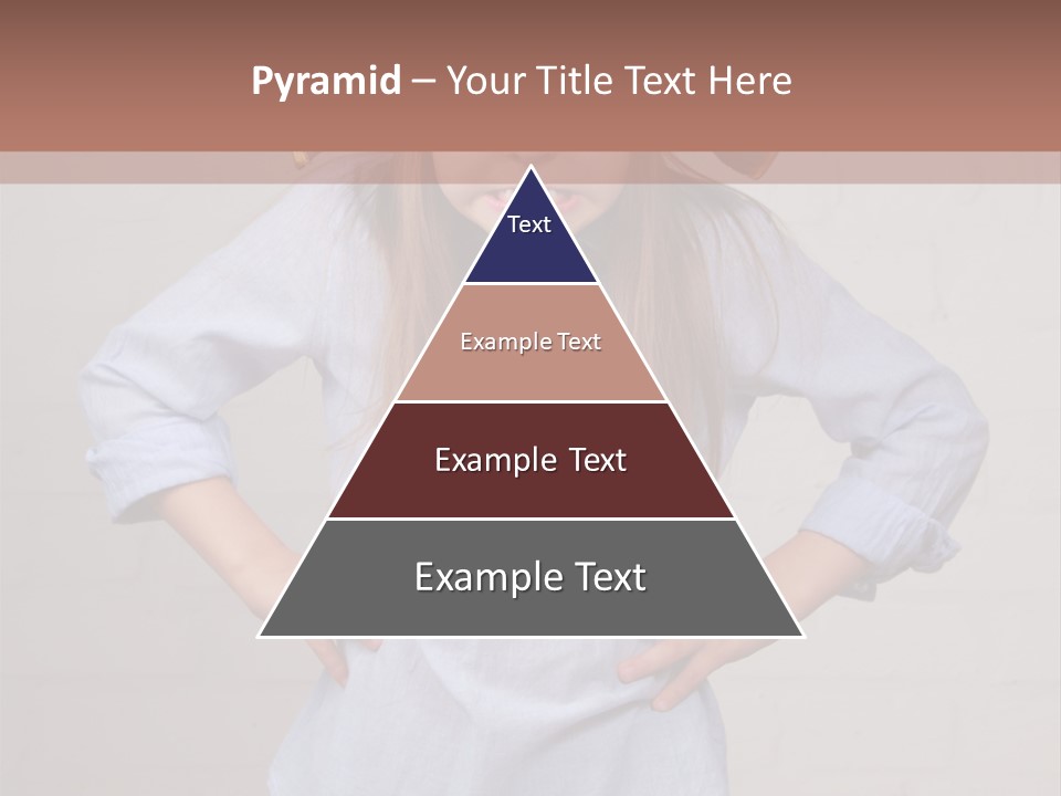 A Little Girl Wearing A Pirate Hat With A Skull On It PowerPoint Template