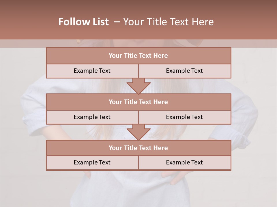 A Little Girl Wearing A Pirate Hat With A Skull On It PowerPoint Template