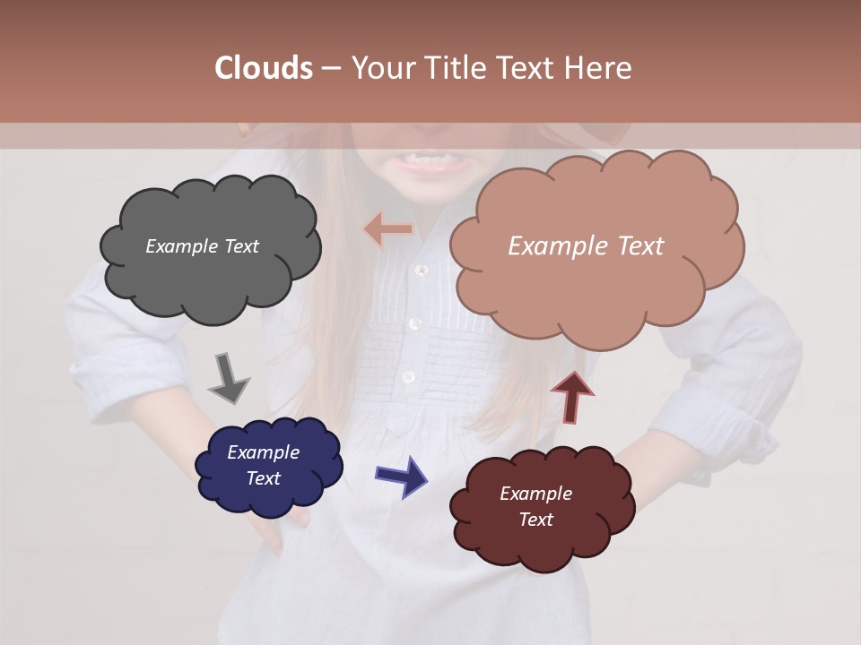 A Little Girl Wearing A Pirate Hat With A Skull On It PowerPoint Template