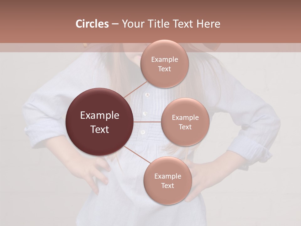 A Little Girl Wearing A Pirate Hat With A Skull On It PowerPoint Template