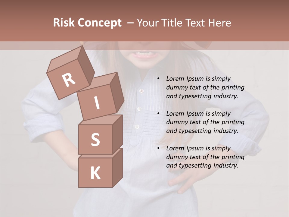 A Little Girl Wearing A Pirate Hat With A Skull On It PowerPoint Template