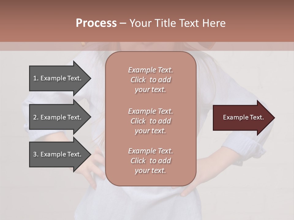 A Little Girl Wearing A Pirate Hat With A Skull On It PowerPoint Template